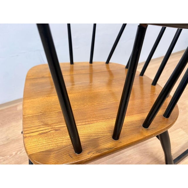 Beech Rocking Chair by Varjonen Puunjalostus, Finland, 1960s For Sale - Image 3 of 8