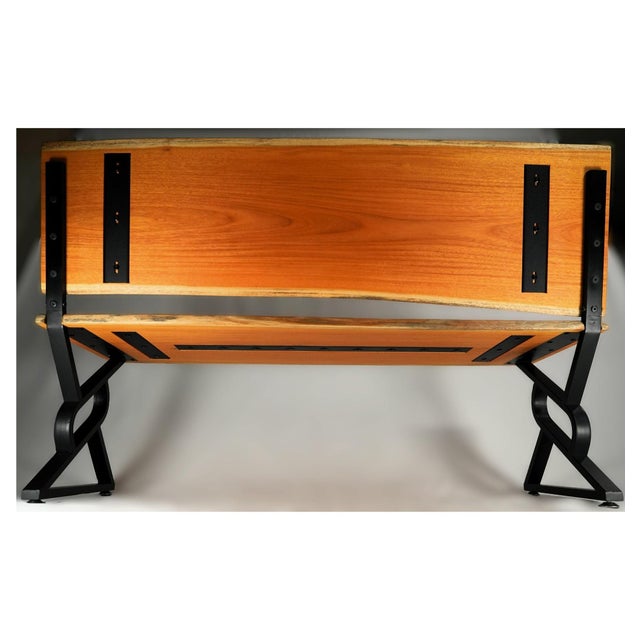 Osage Horizon Contemporary Live Edge Bench For Sale - Image 10 of 10