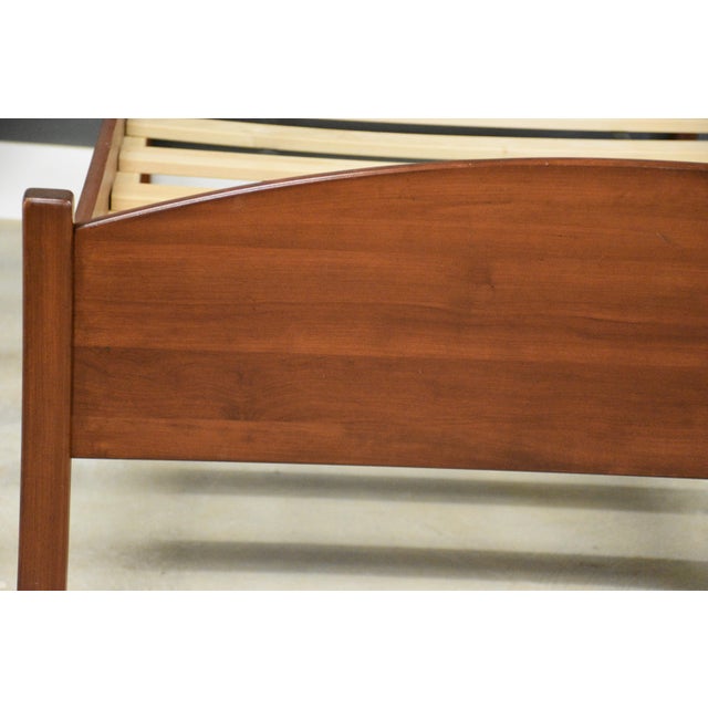 Late 20th Century Late 20th Century Solid Cherry Twin Bed For Sale - Image 5 of 7