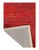 Modern Pasargad DC Red Sari-Silk Modern Flat Weave Rug For Sale - Image 3 of 3