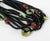 Angela Caputi Black Necklace with Jade and Carnelian Resin Beads For Sale In Atlanta - Image 6 of 8