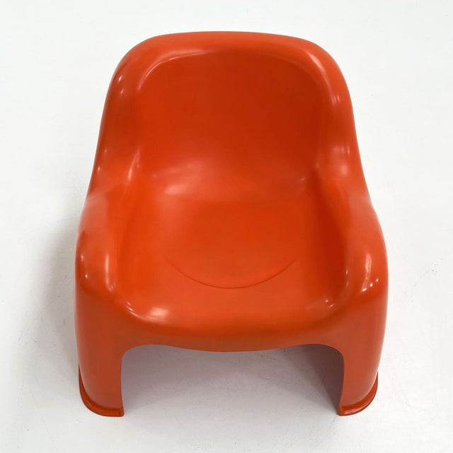 Artemide Orange Toga Chair by Sergio Mazza for Artemide, 1960s For Sale - Image 4 of 14