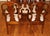 Set of 8 Stickley Mahogany Philadelphia Queen Anne Style Slip Seat Dining Chairs Dimensions : Side chairs - 41.75" Tall X...