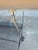 Vintage Russell Woodard Attributed Wrought Iron Briarwood Daisy Bench Settee For Sale - Image 11 of 17