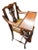 Late 20th Century ‘Downton Abbey’ Style Chippendale Solid Mahogany and Leather Baby High Chair Made by Madison Square Furniture For Sale - Image 5 of 6