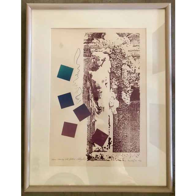 Purple Miami Memory by A. Beau Siegel Serigraph For Sale - Image 8 of 8