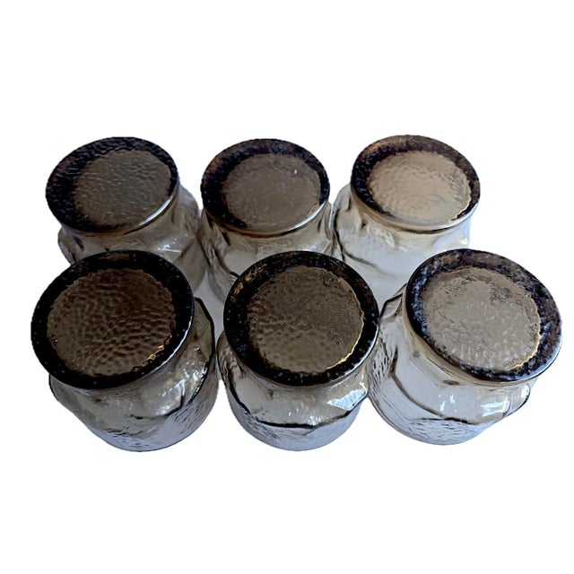 Libbey Glass Co. 1980s Libbey Normandy Tawny Old-Fashioned Low-Ball Glasses - Set of 6 For Sale - Image 4 of 7