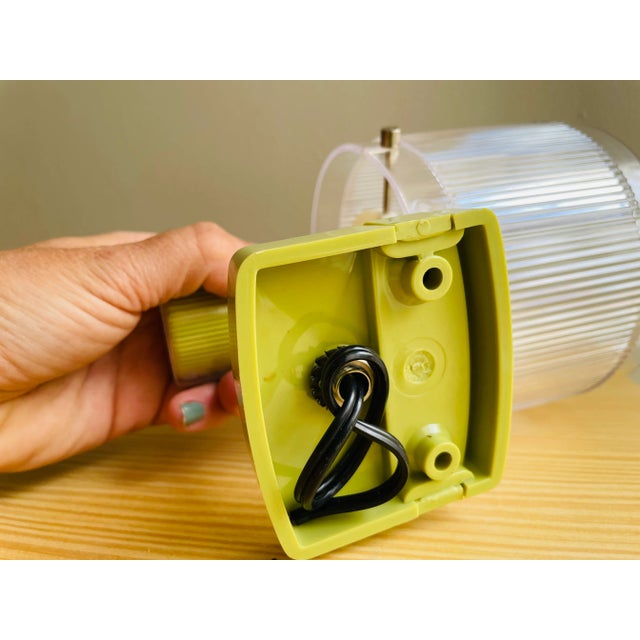 Green and Yellow Acrylic Wall Sconces, 1990s, Set of 2 For Sale - Image 12 of 15