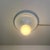 Italian space-age ceiling or wall lamp in white enameled metal from the 1970’s. - designed by: targetti sankey period:...