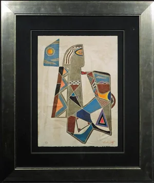 Neal Doty"The Earth Mother Spaceship Blows"H.Signed Artwork