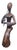Large Late 20th Century French Bronze Female Flute Player Sculpture For Sale