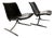 Kastholm Jk 710 Skater Chairs by Kill International, 1960s For Sale