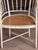 Wood Set of Four Regency Style White Painted Faux Bamboo Armchairs With Cane Seats For Sale - Image 7 of 13