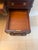Antique Victorian Mahogany Freestanding Pedestal Kneehole Desk with Fitted Stationery Drawers and Writing Slides, 1850 For Sale - Image 16 of 18