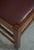 Set of 6 Mission Style Leather Seat Dining Chairs For Sale - Image 17 of 18