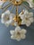 White Daisies Murano Ceiling Light, 1980s, in Very Good conditions. Designed 1980 to 1989 Up to 250V (Europe/UK...