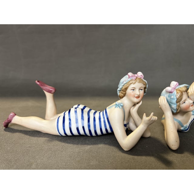 1920s Vintage Art Nouveau Figurines, 1920, Set of 2 For Sale - Image 5 of 13