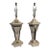 Vintage Postmodern Neoclassical Plaster Urn Table Lamps - A Pair For Sale