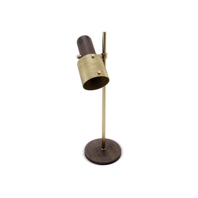 Wood Herschel Table Lamp from Wood Tailors Club For Sale - Image 7 of 7