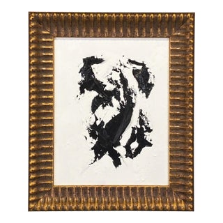 Obsidian Rift Original Abstract Painting by Stephen Hansrote For Sale