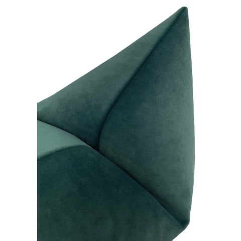 22" Aegean Contemporary Velvet Pillows - a Pair For Sale - Image 4 of 5