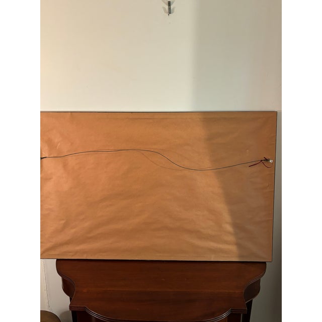 1970s Artists Rendering of an Interior Design Plan of a Bar, Framed For Sale In Philadelphia - Image 6 of 6