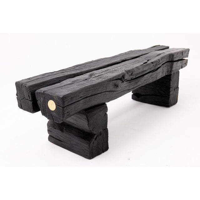 Garden Bench by Logniture For Sale - Image 9 of 16