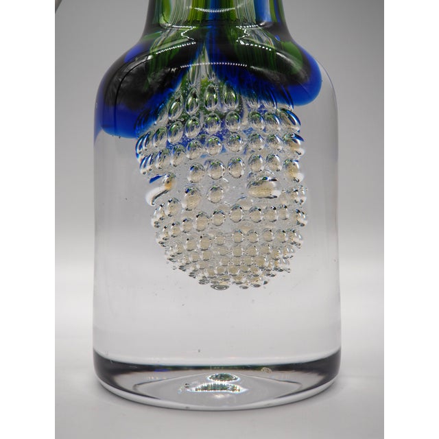 Glass Vintage Rustic Handblown Glass Lamp by Göran Wärff for Kosta Boda, 1970s For Sale - Image 7 of 17