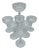 Fostoria American Clear Champagne or Tall Sherbet Pressed Glasses - Set of 7 For Sale