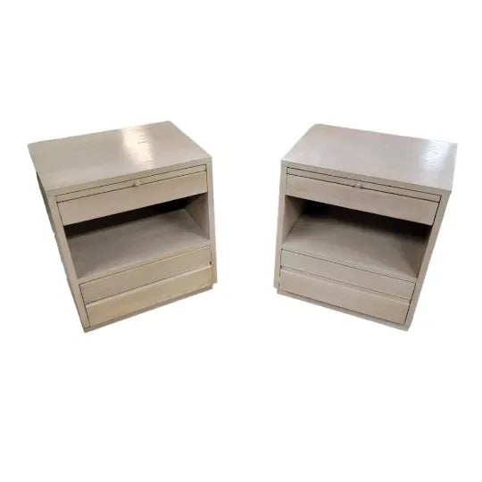 Mid 20th Century Mid Century Modern Driftwood Nightstand by Sligh Cross Country Collection - Pair For Sale - Image 5 of 5