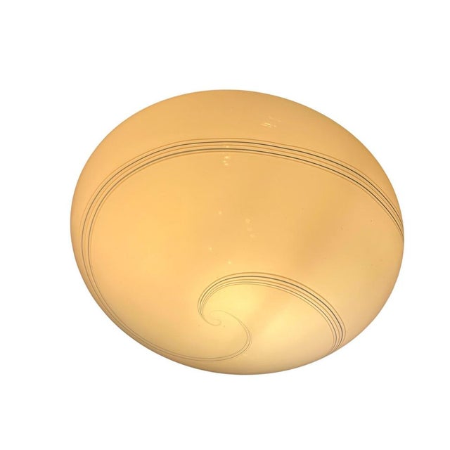 1970s Large Murano Glass Flush Mount attributed to Vetri, Italy, 1970s For Sale - Image 5 of 7