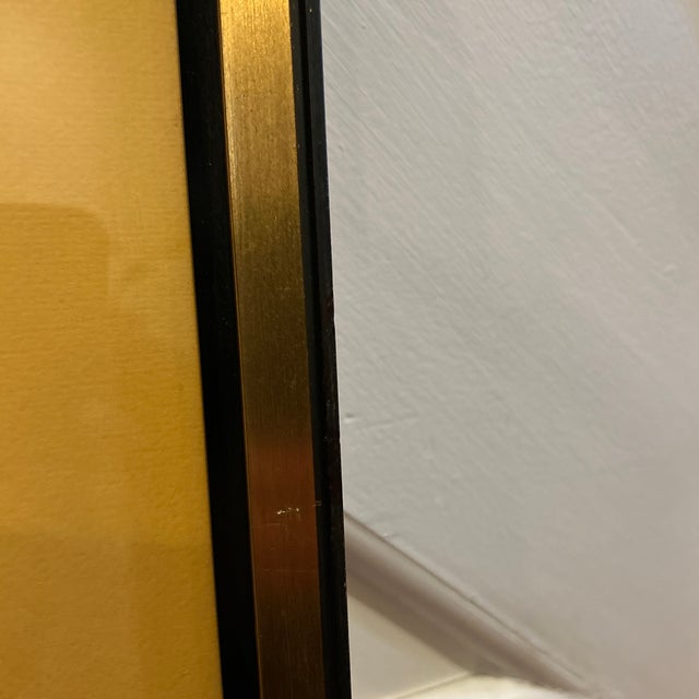 Cream Vintage Original Etching by Keiko Minami For Sale - Image 8 of 12