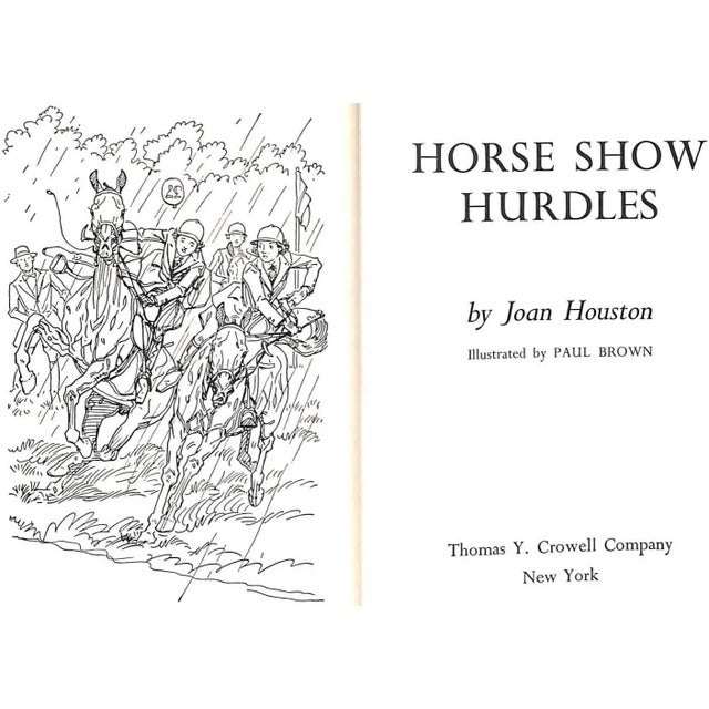 Traditional "Horse Show Hurdles" 1957 Houston, Joan For Sale - Image 3 of 11