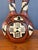 1970s Southwestern Wedding Vase Pottery Table Lamp — Hand-Painted Terracotta For Sale - Image 10 of 10