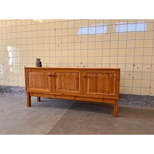 Scandinavian Buffet in Pine, 1960s For Sale - Image 10 of 14