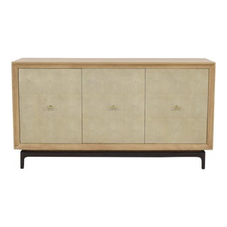 DwellStudio Faux Shagreen Door Claude Sideboard For Sale