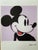 Andy Warhol "Mickey " offset lithograph in colors on Arches paper, Georges Israel Editeur, sheet size 38,5 x 57 cm, plate...