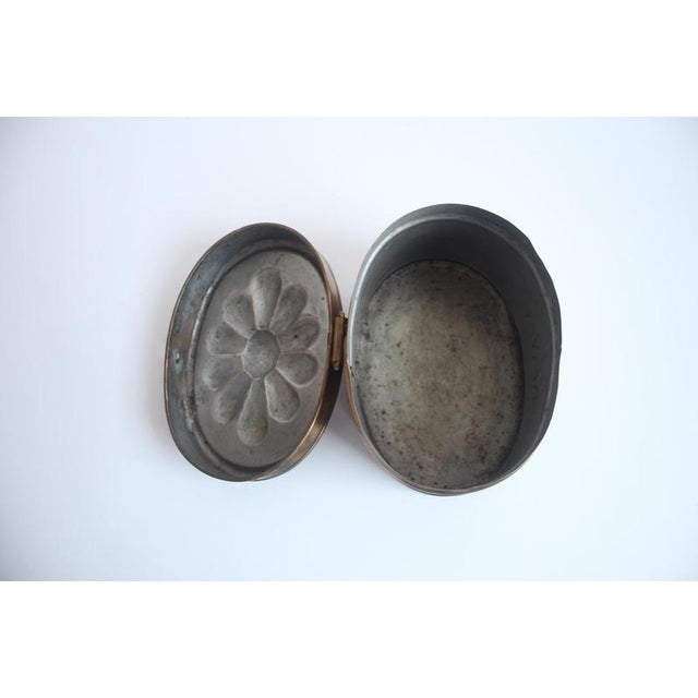 Metal Art Deco Brass Coffee Box, 1920s. For Sale - Image 7 of 11