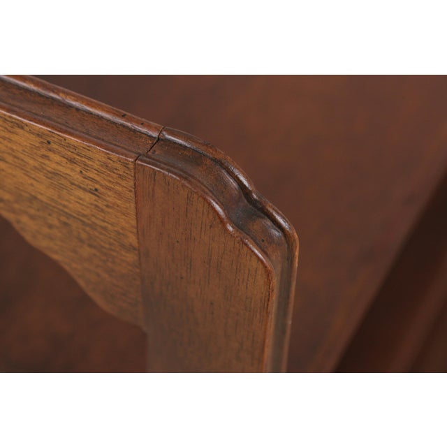 Baker Historic Charleston 4 Tier Mahogany Etagere Shelf For Sale - Image 11 of 12