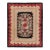 Antique Hooked Rug With Floral Medallion in Bright Pastel Hues - Rug & Kilim For Sale