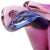 Mid-Century Modern Barbini Murano Vintage Sommerso Purple Blue Italian Art Glass Four Leaf Clover Decorative Bowl Dish For Sale - Image 3 of 8