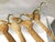 Vintage Rattan Coat Hangers — Set of 4 For Sale - Image 10 of 11