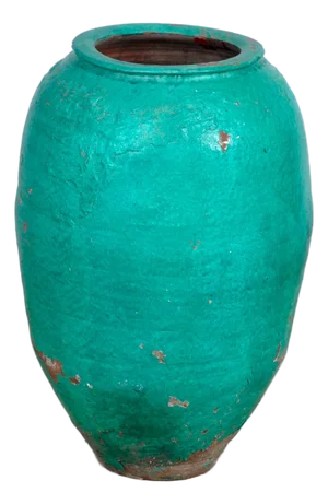 Turkish Terracotta Olive Jar or Garden Urn, 1975