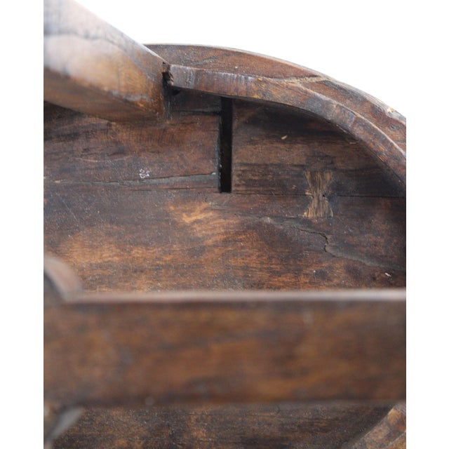 Curved Leg Side Table - Stool Vintage For Sale - Image 9 of 11