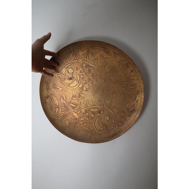 Scandinavian Wall Plate with Two Fishes by Björn Wiinblad, 1960s For Sale - Image 6 of 14