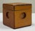 Vintage handmade boxed "tetris" style wooden game. Puzzle pieces fit into box in a number of configurations. A fun piece...