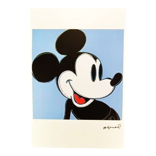 Andy Warhol, Mickey Mouse, Limited Edition Lithograph, 1980s For Sale