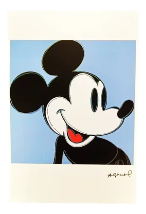 Andy Warhol, Mickey Mouse, Limited Edition Lithograph, 1980s