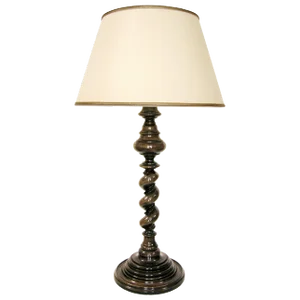 18th C Style Italian Walnut Malaga Table Lamp by Randy Esada Designs - 1 of 2