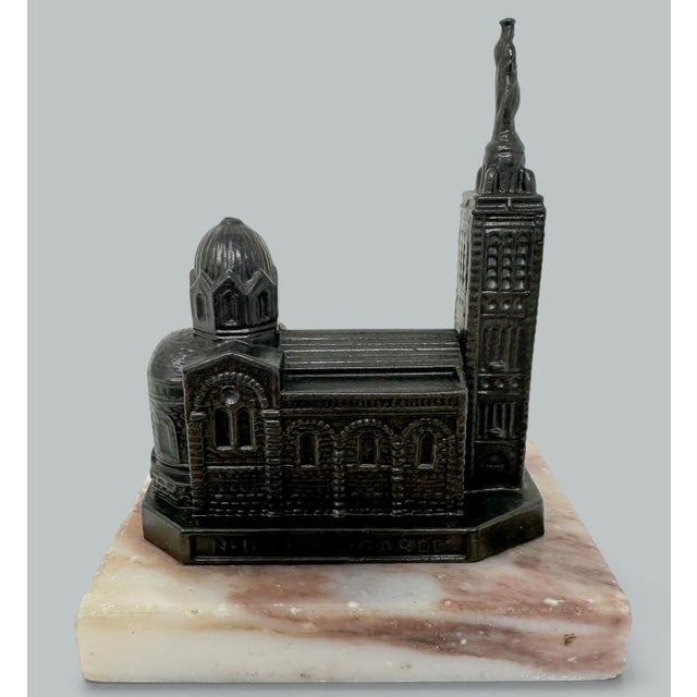 French Bronze Architectural Model Arc De Triomphe Paris Sacre-Couer Basilica For Sale - Image 11 of 16